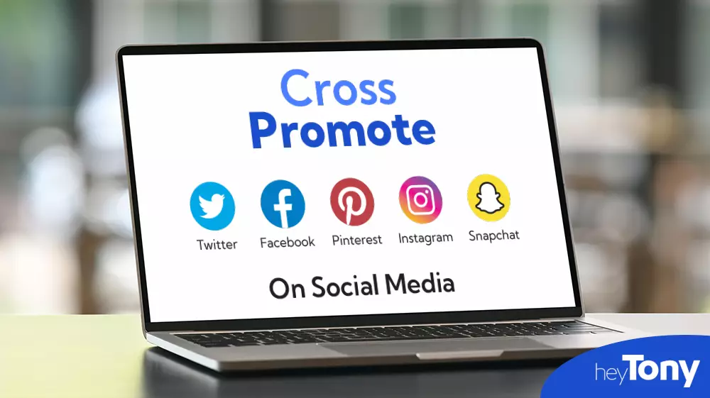 cross promote on social media