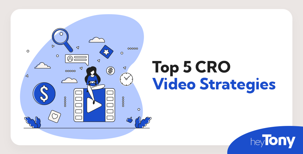 CRO Video Strategies Graphic