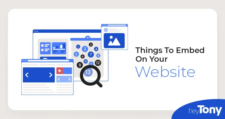 things to embed on your website