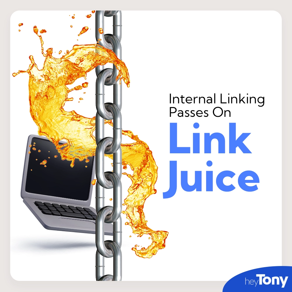 internal linking passes on link juice