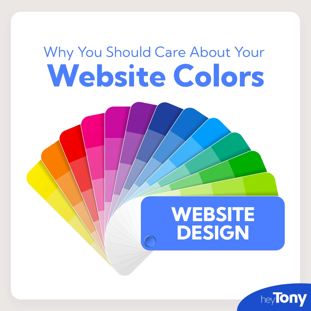 care about website design colors