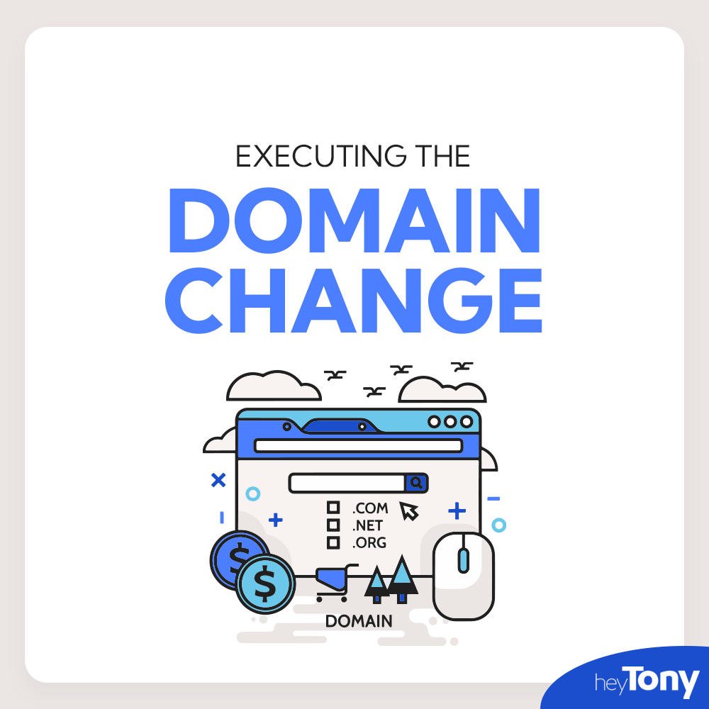 Executing the domain change